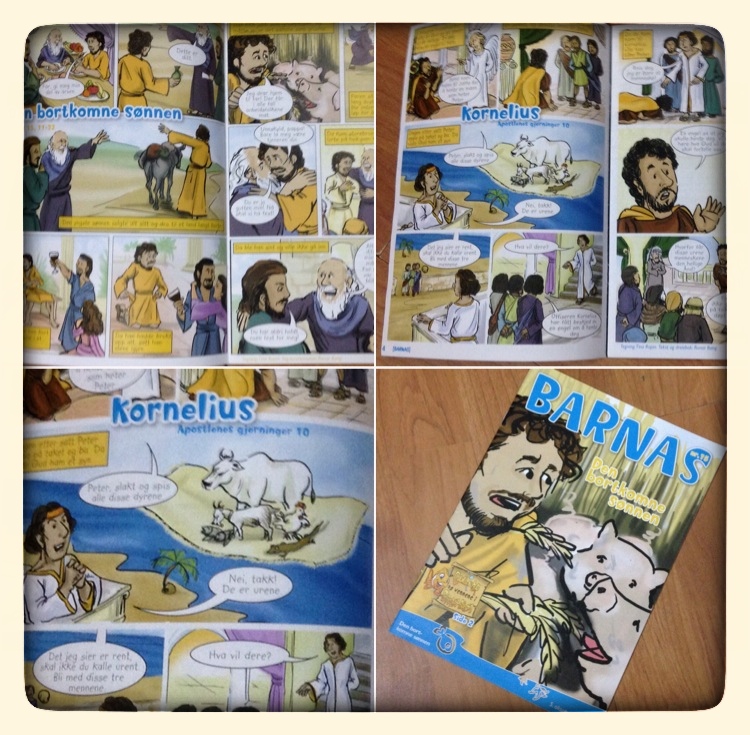 First published comic for Barnasn Norway