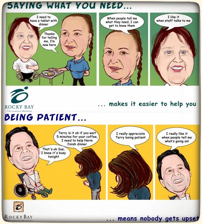 Comic strip for Rocky bay thtough The Caricature Shop, Australia